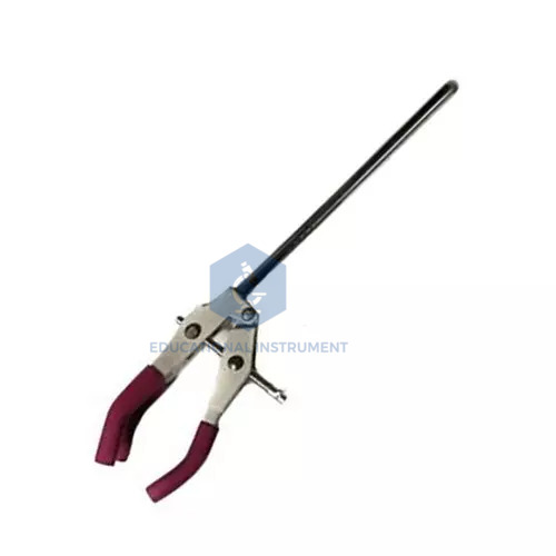 Standard Clamp Retort, Three Pronged, Rubber Lined